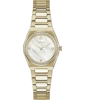 Furla Gold Stainless Steel Dress Watch