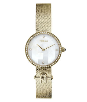 Furla Gold Stainless Steel Dress Watch