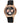 Just Cavalli Black Leather Dress Watch