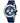 Just Cavalli Blue Leather Dress Watch