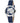 Just Cavalli Blue Leather Dress Watch