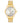 Nine West Gold Metal Dress Watch