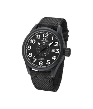 TW Steel Black Fabric Sport Watch