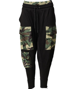 Dolce & Gabbana Multicolor Camouflage Cargo Jogger Men Pants