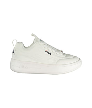 Fila White Polyester Sneaker