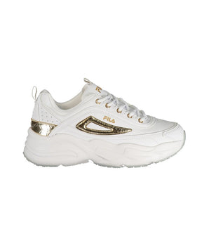Fila White Polyester Sneaker