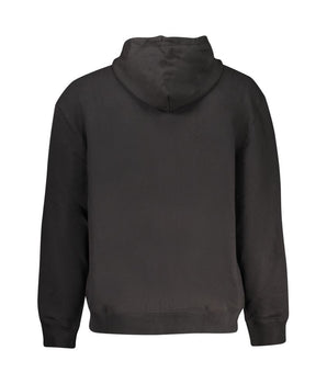 Calvin Klein Black Cotton Men's Sweatshirt Hoodie