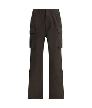 GR10K Brown Cotton Cargo Pants