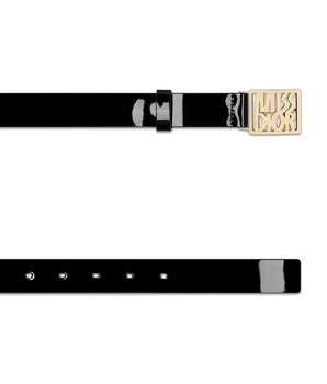 Dior Black Leather Regular Belt