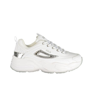 Fila White Polyester Women Sneaker