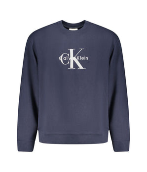 Calvin Klein Blue Cotton Men's Sweatshirt