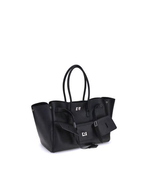 Balenciaga Black Calf Leather Bos Taurus Shoulder Bag