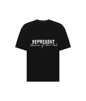 Represent Black Cotton T-Shirt