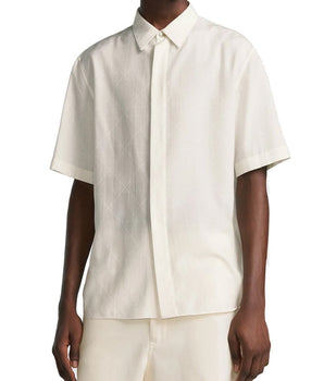 Dior White Lyocell Shortsleeve Shirt