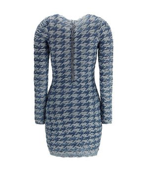 Diesel Blue Cotton Casual Dress