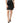 Dolce & Gabbana Black Nylon Pencil Cut High Waist Mini Skirt