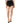 Dolce & Gabbana Black Pins Cotton Denim Hot Pants Shorts