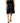 Dolce & Gabbana Black Croc Faux-Leather Mid Waist Midi Skirt