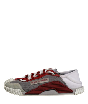 Dolce & Gabbana Multicolor Lace Up Low Top NS1 Sneakers Men Shoes