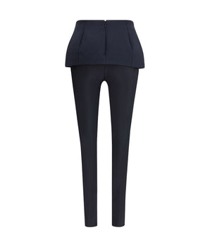 Diesel Black Polyester Casual Pants