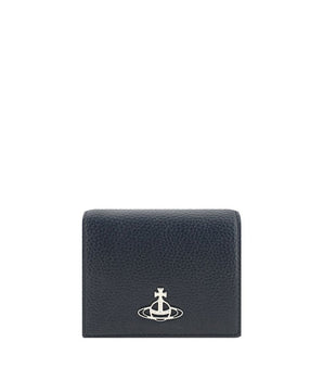 Vivienne Westwood Black Calf Leather Bos Taurus Wallet