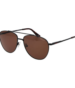 Hackett Black Metal Sunglasses