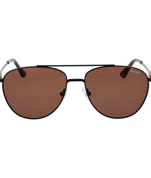 Hackett Black Metal Sunglasses