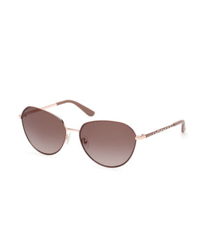 Guess Beige Metal Sunglasses