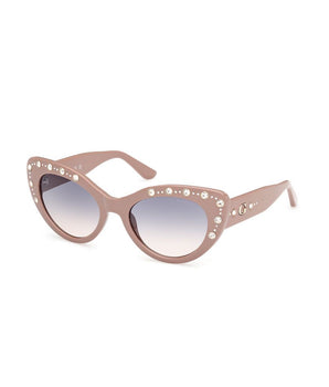 Guess Beige Resin Sunglasses