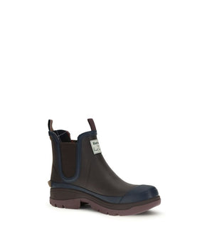 Barbour Brown Rubber Ankle Boots