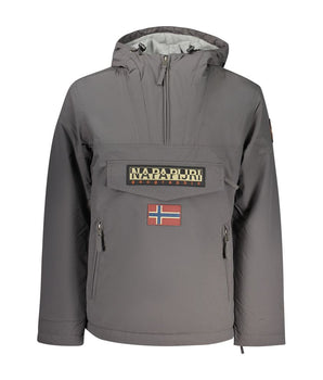 Napapijri Gray Polyamide Jackets &amp; Coat