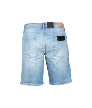 Antony Morato Blue Cotton Bermuda Shorts