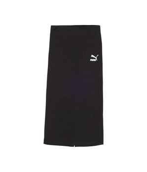 Puma Black Cotton Long Skirt