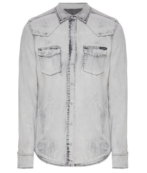 Dolce & Gabbana Gray Cotton Shirt