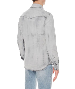 Dolce & Gabbana Gray Cotton Shirt