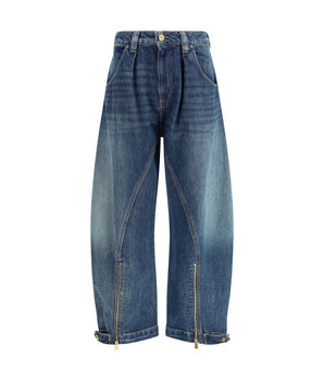 PINKO Blue Cotton Jeans Denim