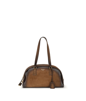 Prada Multicolor Calf Leather Bos Taurus Shoulder Bag
