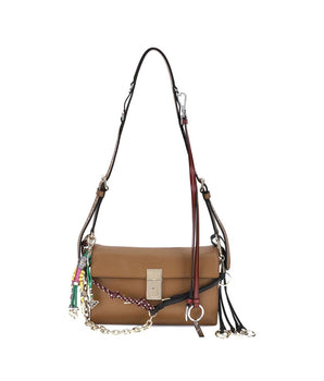 Prada Brown Calf Leather Bos Taurus Shoulder Bag