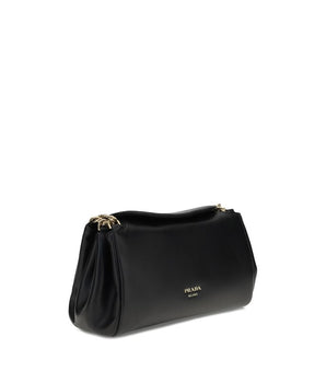 Prada Black Lamb Ovis Aries Aries Shoulder Bag