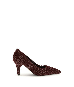 Prada Bordeaux Calf Leather Bos Taurus Platform Pumps
