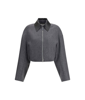 Max Mara Gray Fleece Wool Clothing