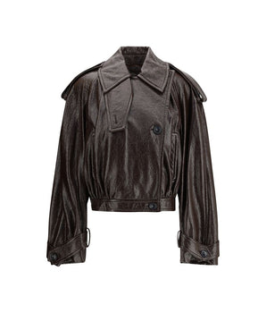 Max Mara Brown Cotton Coat