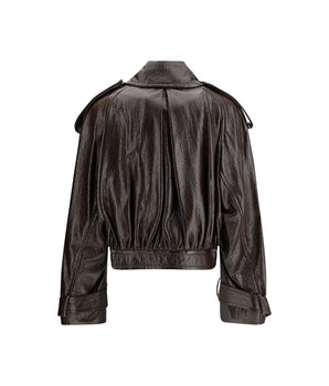 Max Mara Brown Cotton Coat