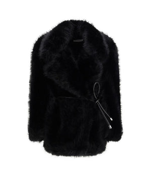 Max Mara Black Polyester Coat