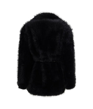 Max Mara Black Polyester Coat