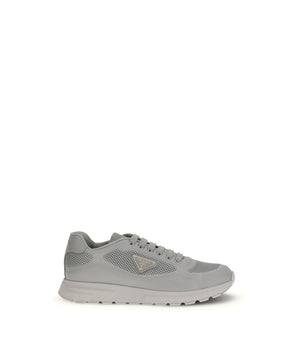 Prada Gray Rubber Athletic Sneakers