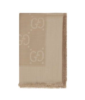 Gucci Brown Wool Scarf
