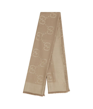 Gucci Brown Wool Scarf