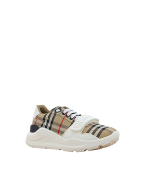 Burberry Beige Rubber Athletic Sneakers