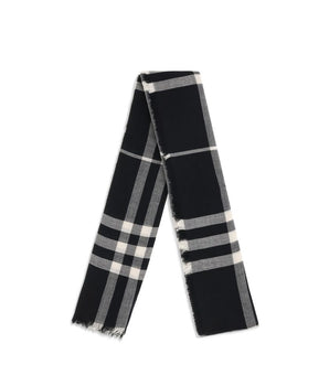 Burberry Black Wool Scarf